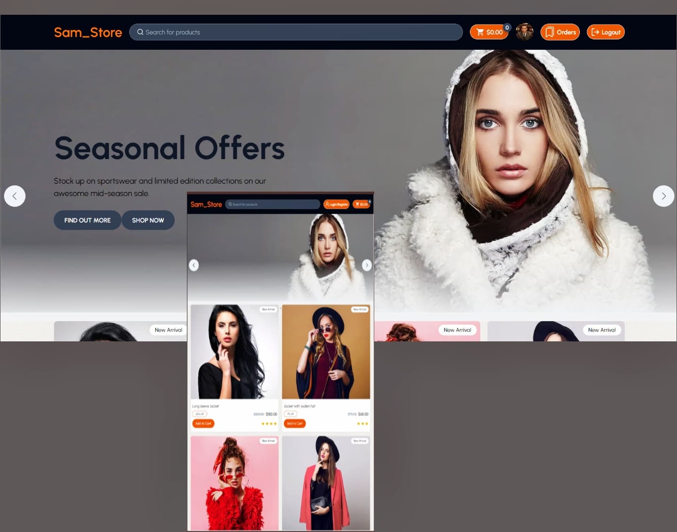 Sam Store - eCommerce